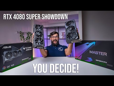 RTX 4080 Super TUF Gaming OC vs. Gigabyte Aorus Master: Super Battle!