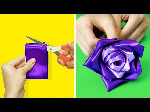 19 WONDERFUL FLOWER CRAFTS TO MAKE IN 5 MINUTES