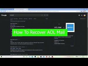 Recover AOL Mail Account 2022: How to Reset AOL Mail Login Password | aol.com