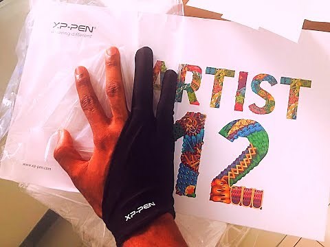 XP-Pen Artist 12 for drawing and Unboxing & Driver Installation