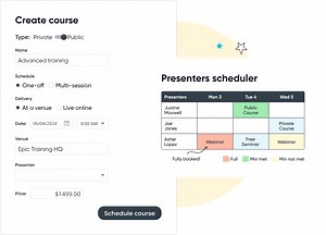 Feature - course scheduling