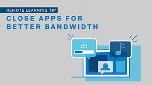 Close apps you don’t need and free up some bandwidth for your online classes. Explore more tips to keep you connected when learning from home: https://dell.to/2xGqIJ2 | Dell