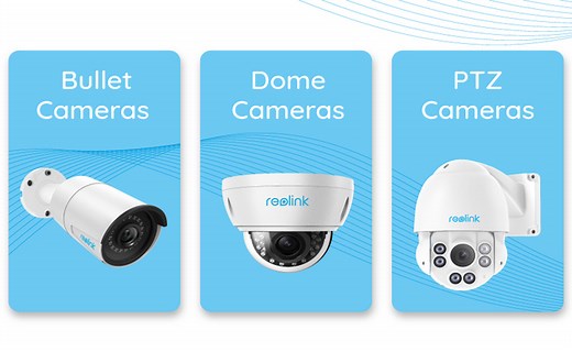 Bullet vs. Dome vs. PTZ Cameras: What's the Difference