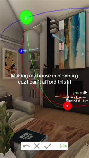 Can barely afford it in the game either😔#roblox #bloxburg #bloxburghouse #viral#relateable