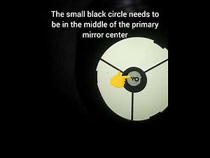 How to Collimate your own newtonian telescope using a collimation cap