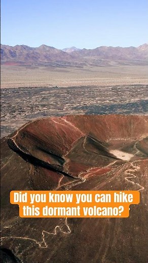 Hidden Volcanic Crater in the Mojave Desert | Amboy Crater #shorts #California