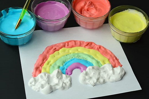 How to Make Puffy Paint | Puffy Paint Recipe - One Little Project