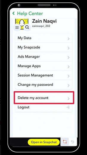 How To Delete Snapchat Account Permanently Delete Kaise Kare 🤔