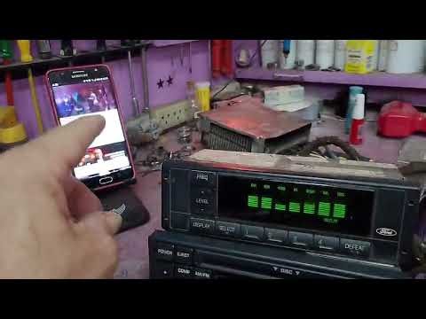 CD Player FIC 94FG 18C815 AA do sistema PAC restaurado e com bluetooth - Museu do Toca Fitas