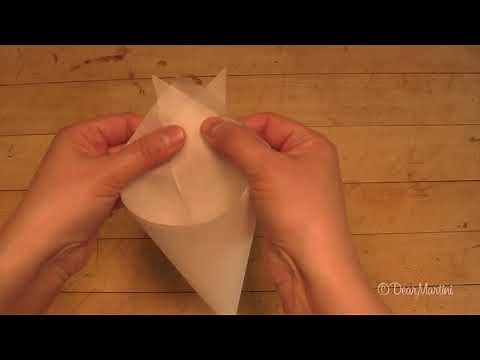 How to Fold a Paper Cone