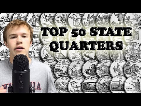 TOP 50 STATE QUARTER DESIGNS - RANKED