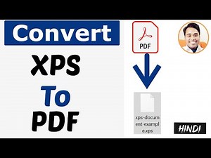 xps to pdf | xps to pdf converter | how to convert xps file into pdf