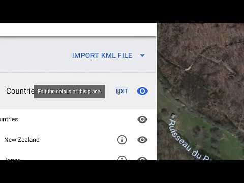 Editing KML:KMZ Files on the new Google Earth