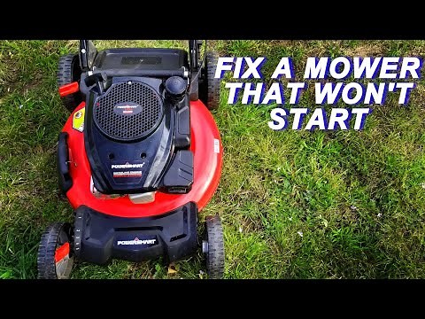 Fixing A Powersmart Mower That Won't Start