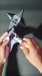 😱 Epic Paper Craft Ninja Star 🤯🔥 #diy #ninja #starwars #papercraft #craft