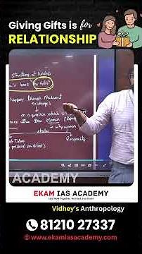 Why Do We Give “Chadivimpulu” at Marriages? | Gift Exchange & Reciprocity | UPSC Anthropology