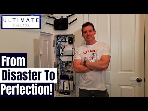 HOME NETWORKING 101 QUICK & EASY RESIDENTIAL NETWORK PANEL INSTALL AND INSTALLING NETWORK DEVICES!