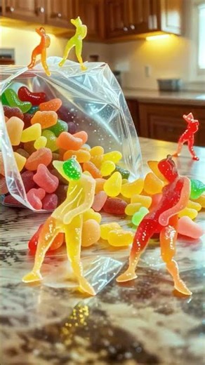 Dancing Jelly Gummy Candy Animation | Funny Stop Motion Video | Creative Short Reel