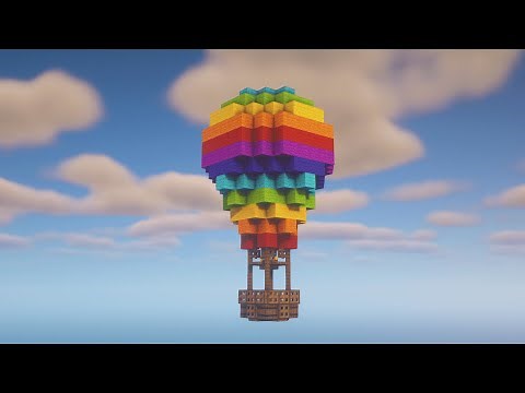 Minecraft | How To Build a Hot Air Balloon | Build Tutorial
