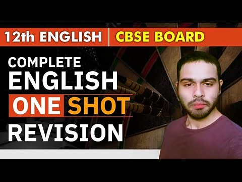 Class 12 Complete English One Shot by Arpit Bala | Full English in 10 min | Revision | CHEAT SHEET