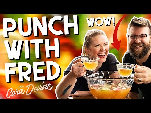 How to make a SHOWSTOPPER PUNCH BOWL for your next party!
