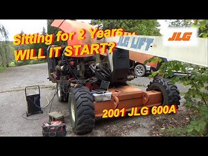 Damaged JLG Sitting for 2 Years...WILL IT START?