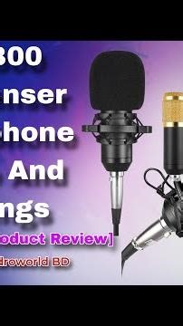 BM 800 Condenser Microphone Setup And Settings| Microphone Product Review| 2025 #review #microphone