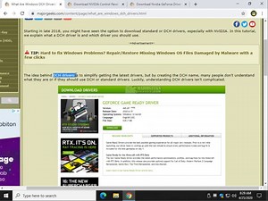 NVIDIA GeForce Drivers for Windows 11 and 10