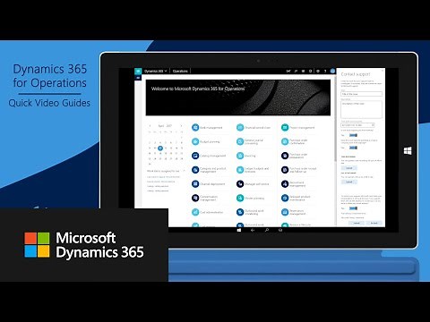 Creating support tickets from Dynamics 365 for Operations