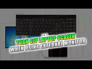 How to Turn Off Laptop Screen When Using External Monitor 2023 (Easy)