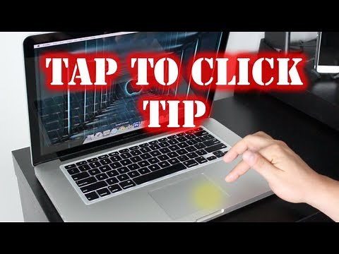MacBook and Mac Tap To Click TrackPad Gestures - Apple TouchPad Tips