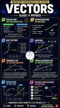 🔥 Vectors Explained in 30 Seconds ⚡ | Class 11 Physics | JEE Main | NEET | Quick Revision | Shorts