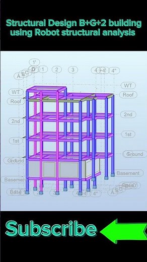 Structural design using Autodesk Robot structural analysis software #design #structuralengineering
