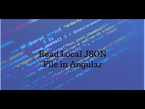 How to Read Local JSON file in Angular | JSON File in Angular