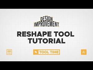 How the Reshape Tool Works • Adobe Illustrator Tutorial