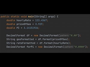 Java - Formatting Decimals using DecimalFormat