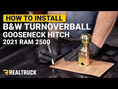 How to Install B&W Turnoverball Gooseneck Hitch on a 2022 Ram 2500 Power Wagon