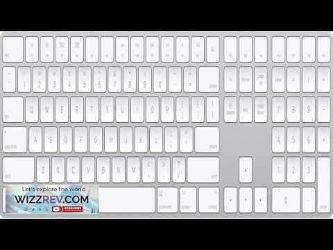 Apple Magic Keyboard with Numeric Keypad: Wireless Bluetooth Rechargeable. Works with Mac