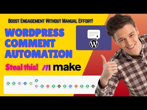 WordPress Comment Automation | Auto Comment Generator with Make.com