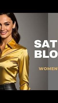 Elegant Styling Tips for Mature Women: How to Wear a Satin Blouse with Confidence? | Outfit Ideas 💡