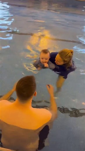 6.1K views · 38 reactions | Why do we swim your little one...