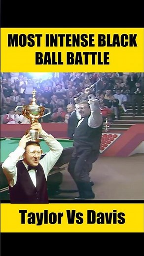 The Most Intense Black Ball Finish in Snooker History! 🔥