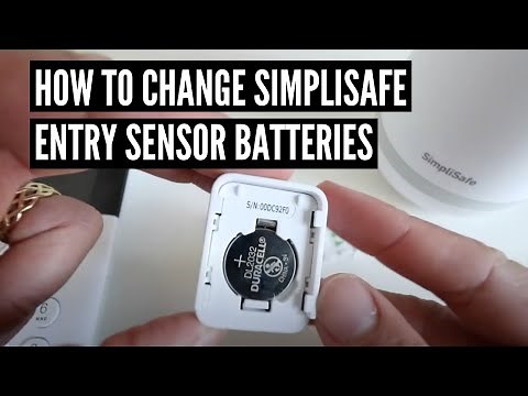 How To Change Simplisafe Entry Sensor Battery
