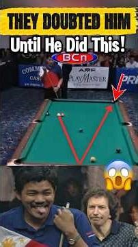 They Doubted Him… Efren Reyes Cue Ball Genius.