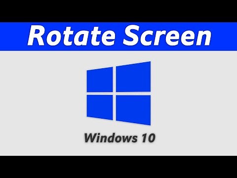 How to Rotate Screen in Windows 10 with Keyboard