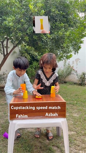 Cupstacking speed match #kbashorts#viralshorts #kidsgames