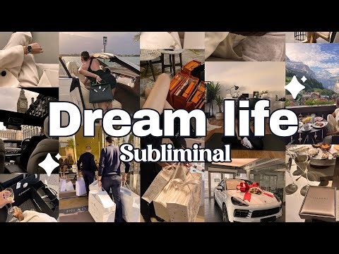 Dream Life with Ultimate Subliminal - 2025 vision board (Love, beauty, Seft concept)