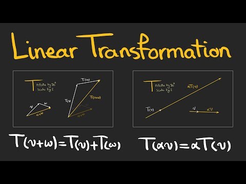 Linear Transformation (Linear Mapping) in Linear Algebra