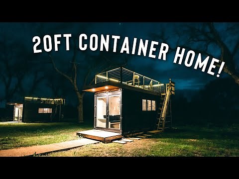 *tiny* 20FT SHIPPING CONTAINER HOME! | Full Airbnb Tour!