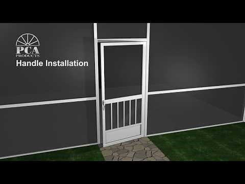 PCA Products Screen Door Install Overview